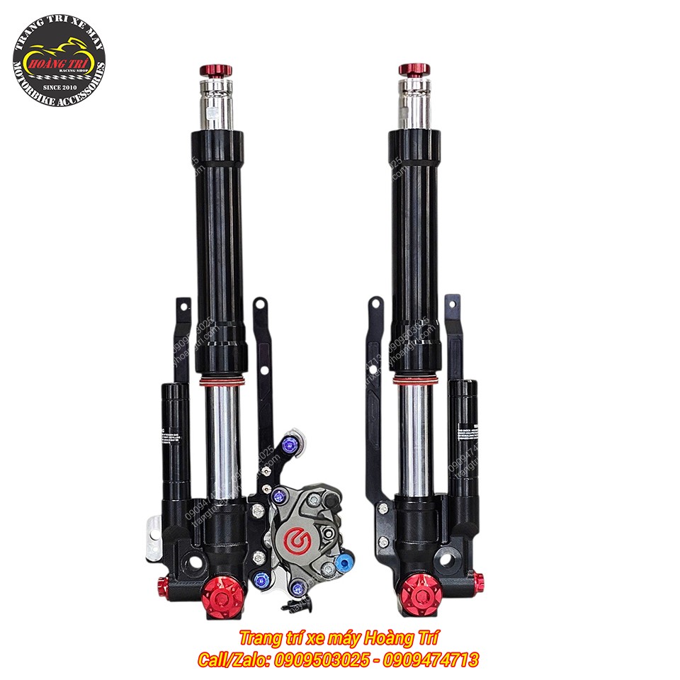 Bộ combo phuộc USD KingHam kết hợp cùng heo dầu Brembo 2 pis được trang bị cho xe ADV 150