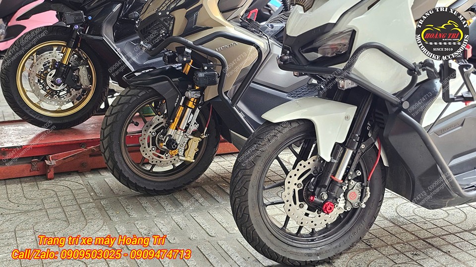 Cặp đôi ADV cùng trang bị phuộc USD KingHam đọ dáng cực kỳ ấn tượng