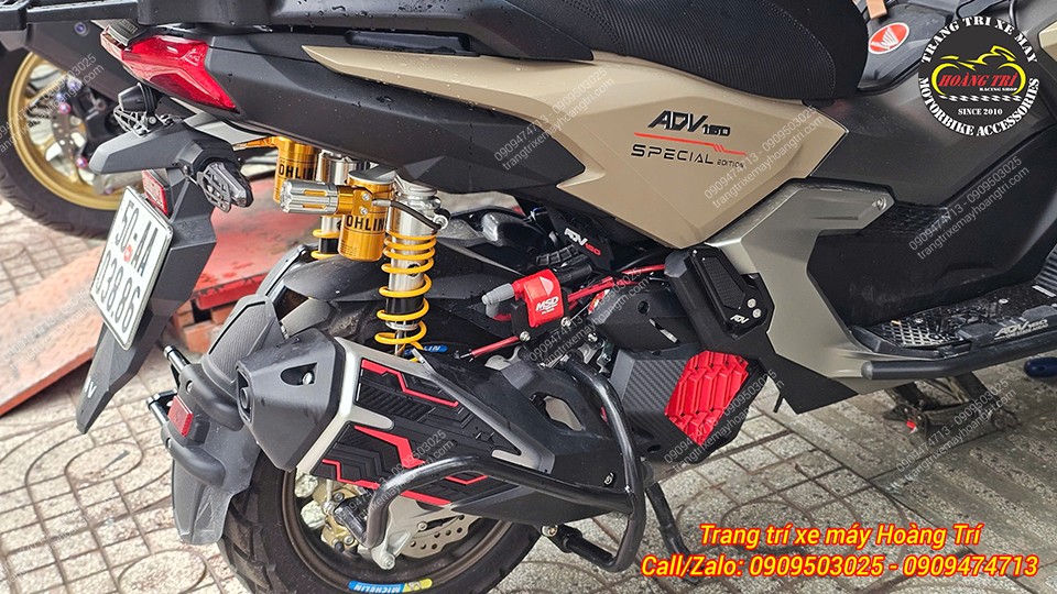 Việc tích hợp HPA khiến phuộc Ohlins trở nên cao cấp cả về hình thức lẫn tính năng