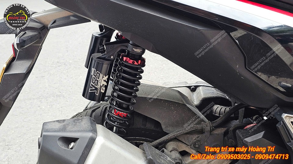 Cặp phuộc YSS G-TX chính hãng từ Thái Lan đã được lắp hoàn thiện trên ADV 150
