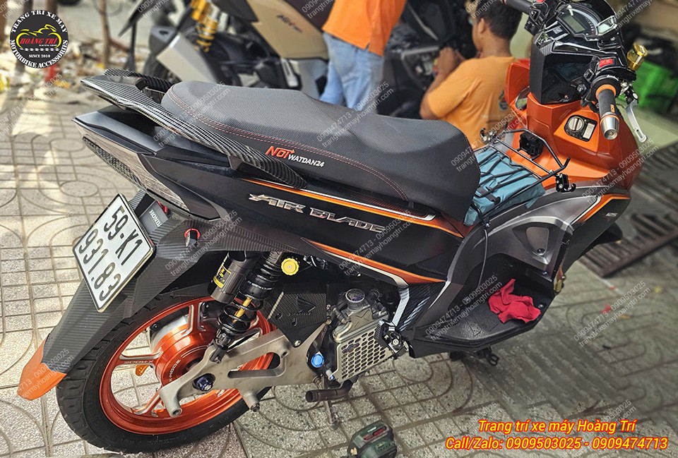 Chiếc Airblade 2016 vừa được nâng cấp bộ mâm 5 cây XMode mới tại shop