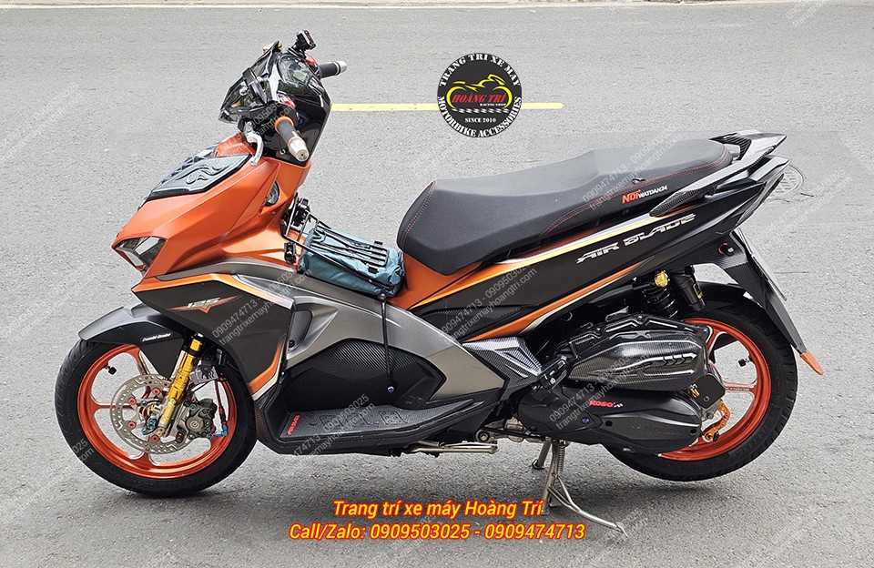 Diện mạo xe trở nên nổi bật và mạnh mẽ hơn với bộ mâm 5 cây màu cam XMode