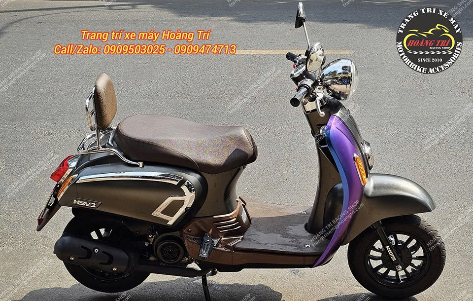 Sự kết hợp phụ kiện khiến Hyosung HSV3 trông cao cấp như những dòng xe Vespa thời thượng