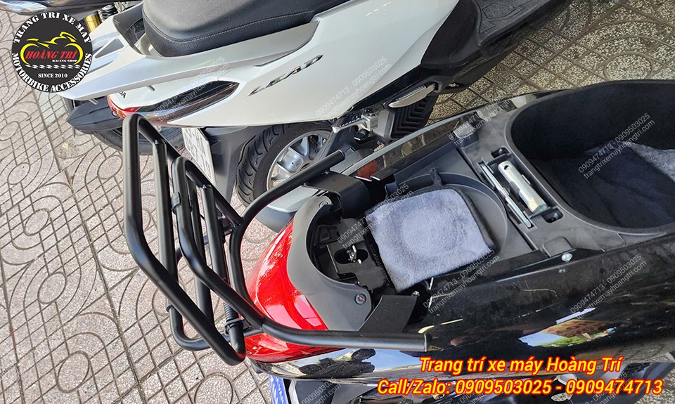 Mẫu baga này được thay thế cho cản sau zin, tăng độ cứng cáp và tính thẩm mỹ cho xe