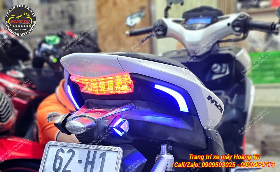 Khi gắn thêm đèn Daylight, khu vực này trở nên nổi bật và bắt mắt hơn hẳn