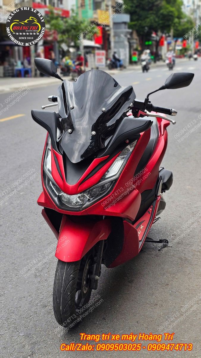 Đó chính là kính chắn gió HTR phong cách Indo dành riêng cho PCX 160