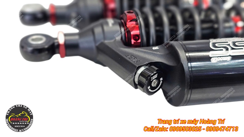 Tốc độ nén hồi của ti phuộc được kiểm soát tại vị trí điều chỉnh rebound