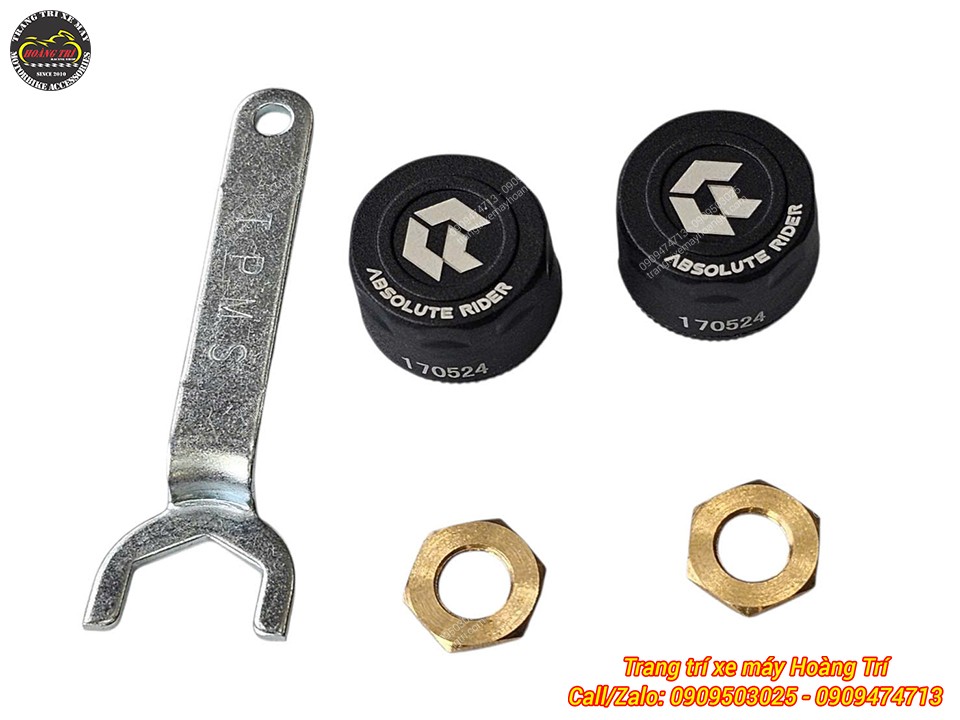 Chi tiết cảm biến áp suất lốp – tính năng bổ sung trên màn hình Absolute Rider A1