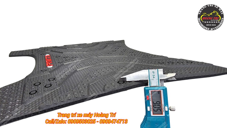Chỉ với độ dày 9mm không quá vướng khi dừng xe