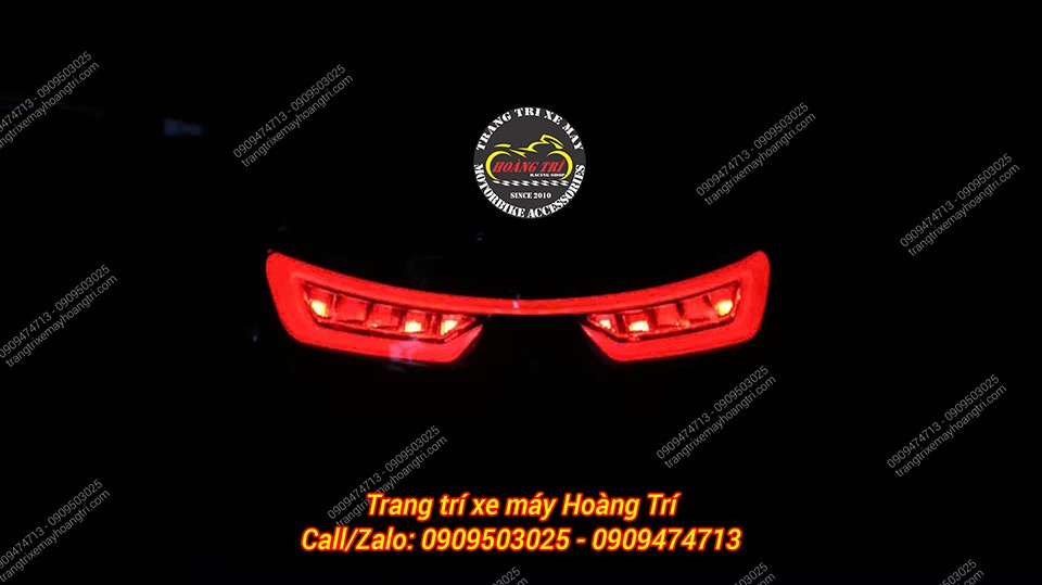 Khi bật đèn, dãy LED phát sáng ấn tượng và thu hút mọi ánh nhìn