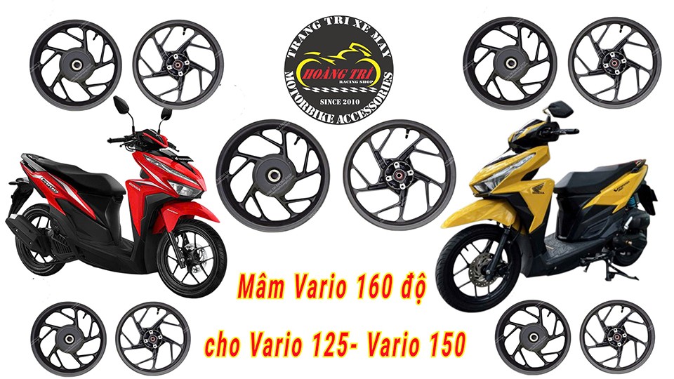 Mâm Vario 160 độ Vario 125/150 - Một cách lên đời cho xế cưng
