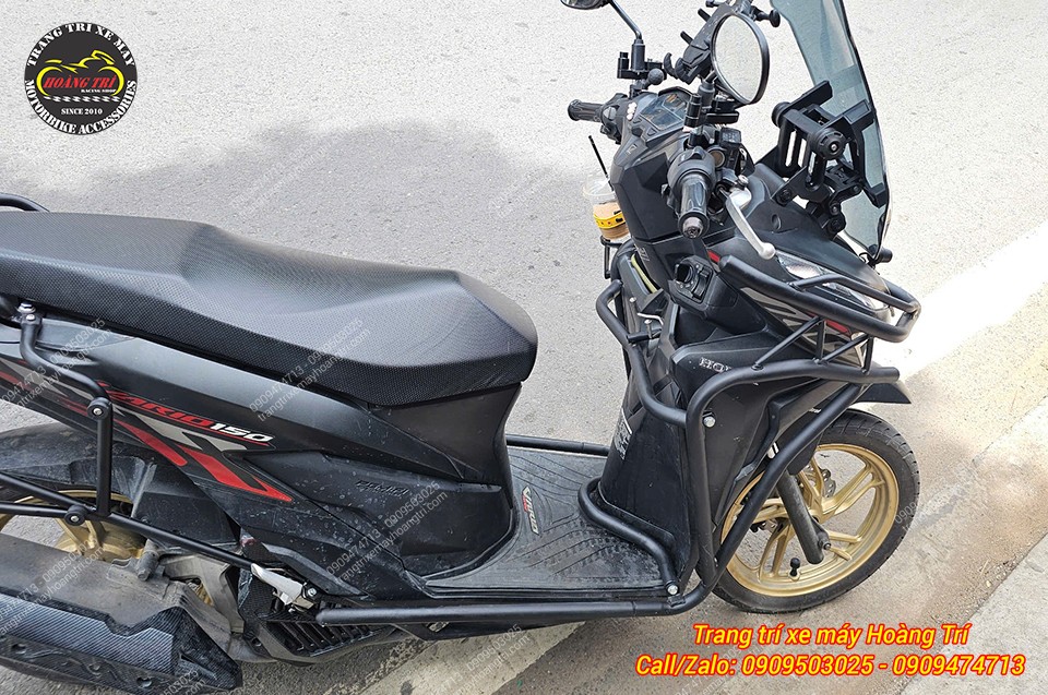 Khung bảo vệ dành cho Vario 2018 được sơn tĩnh điện bền màu và chắc chắn