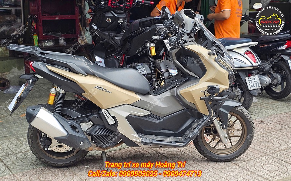 Khung chống đổ LBS ADV 160 giúp bảo vệ thân xe tối đa