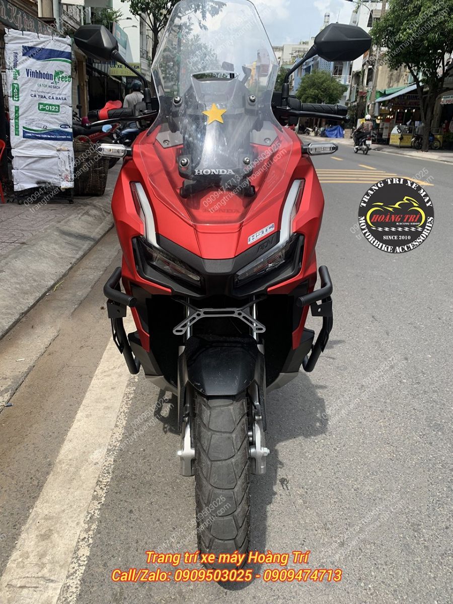 Có thể kết hợp cùng bảo vệ đèn pha ADV 160 cho góc nhìn phía trước