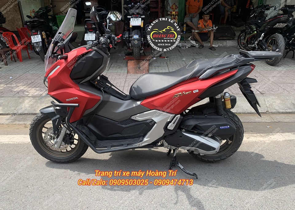 Trang bị kèm thùng sau chứa đồ để tăng không gian chứa