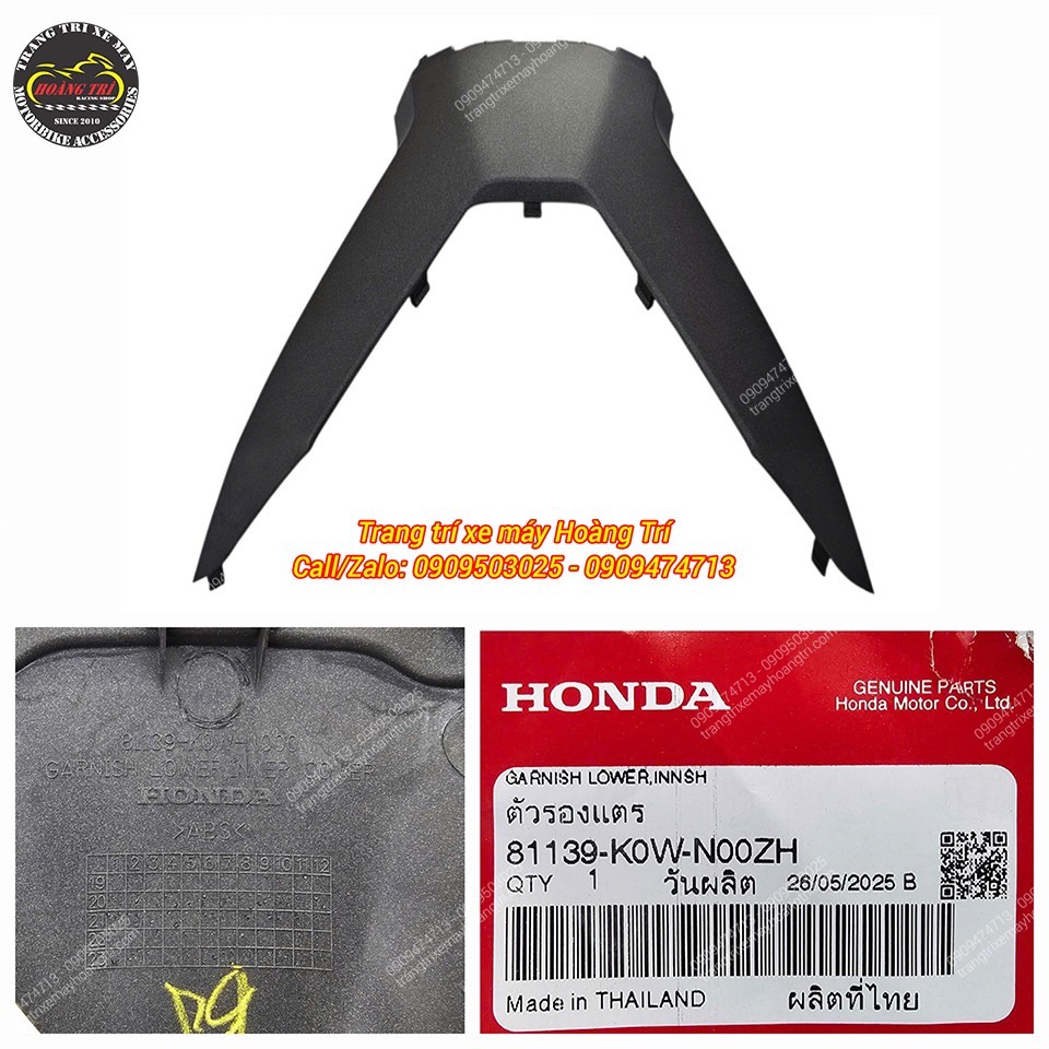 Hình ảnh chi tiết ốp bợ cổ ADV 160 chính hãng Honda Thái Lan