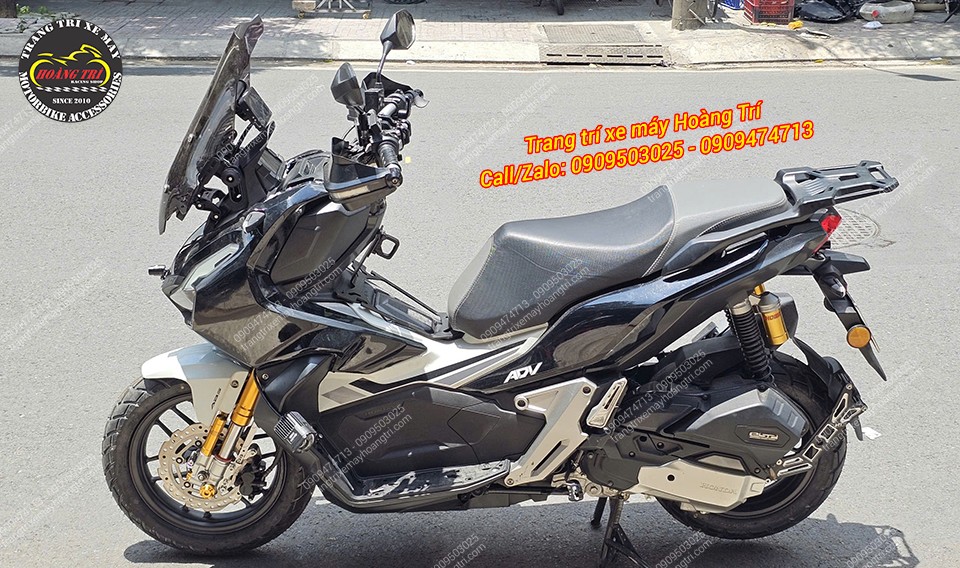 Toàn cảnh ADV 150 với cặp phuộc mới được lắp đặt tại Hoàng Trí Shop