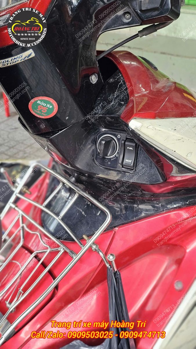 Xe trở nên hiện đại hơn sau khi được lắp Smartkey Honda chính hãng