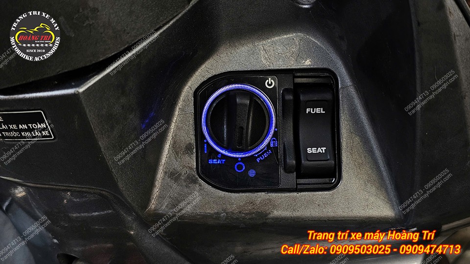 Đã hoàn thiện việc lắp khóa Smartkey Honda chính hãng cho Airblade 2016