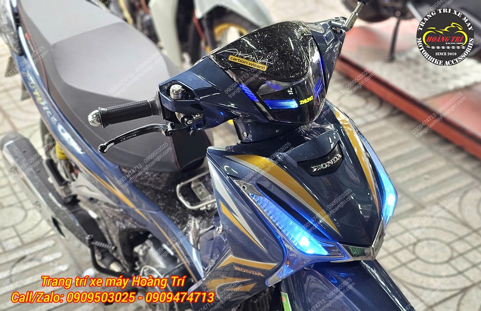 Một chiếc Future LED vừa ghé Hoàng Trí Shop để lên đời đồng hồ Sum Racing Plus 2025