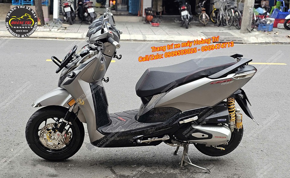Xe được độ hoàn thiện với phong cách mạnh mẽ, độc đáo