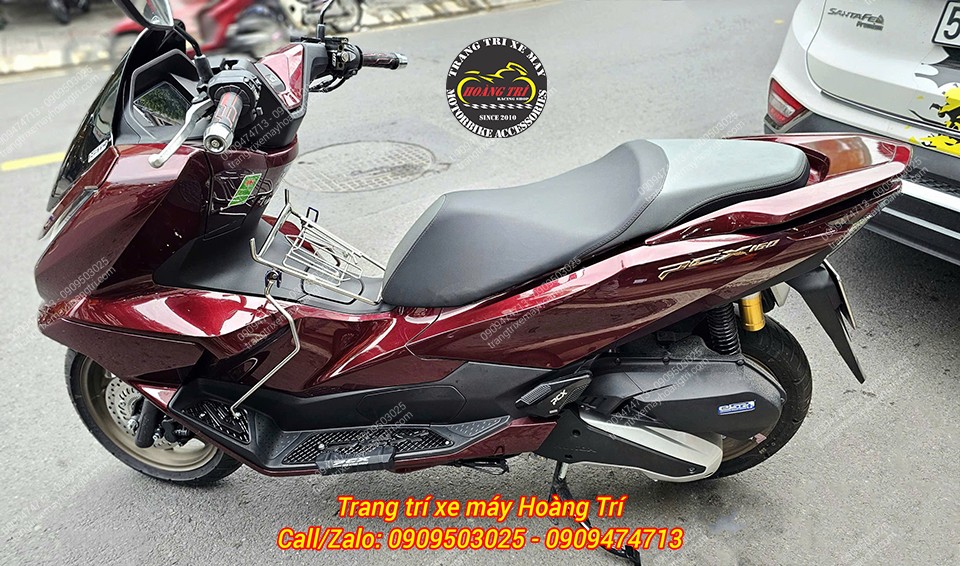 Tổng thể chiếc PCX 160 2025 sau khi nâng cấp đã được bổ sung những phụ kiện cần thiết
