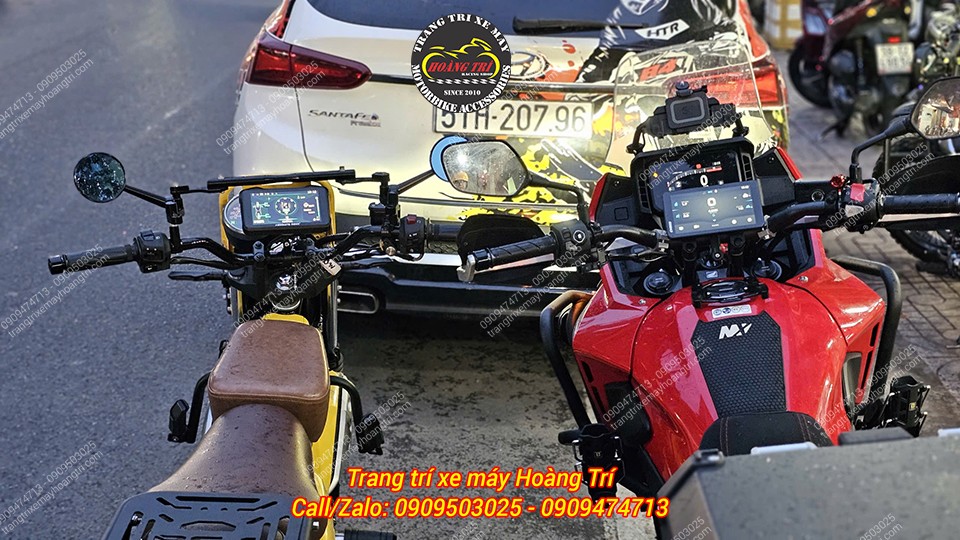 Cả hai xe đều cùng nâng cấp màn hình, tăng sự tiện lợi tối đa
