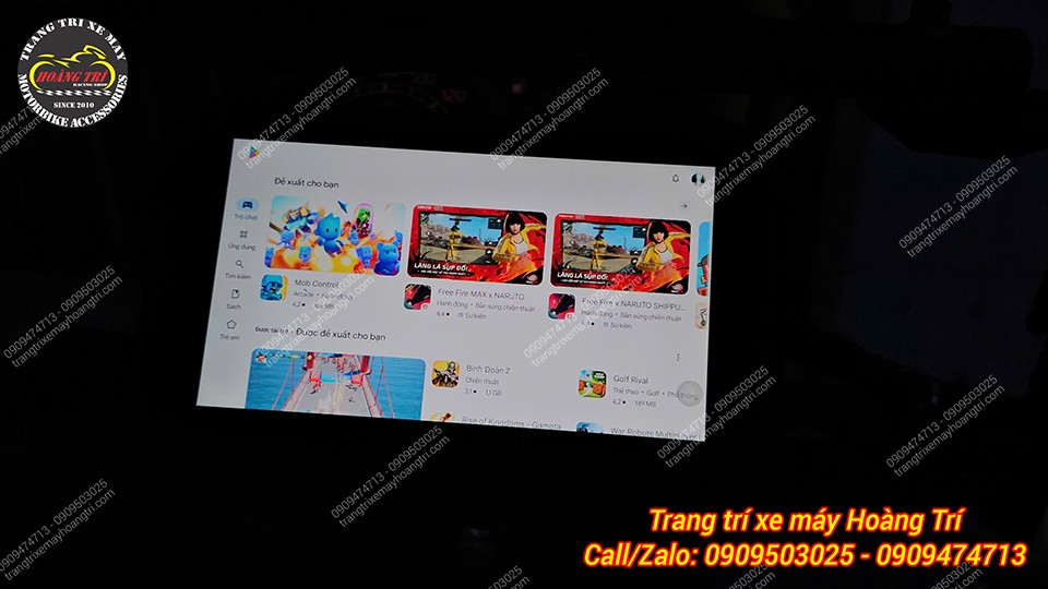 Người dùng có thể vào ChPlay để tải thêm ứng dụng