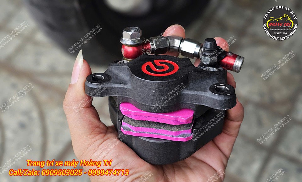 Trên tay bộ heo dầu Brembo chính hãng, vừa nâng cấp bố thắng Frando xịn sò