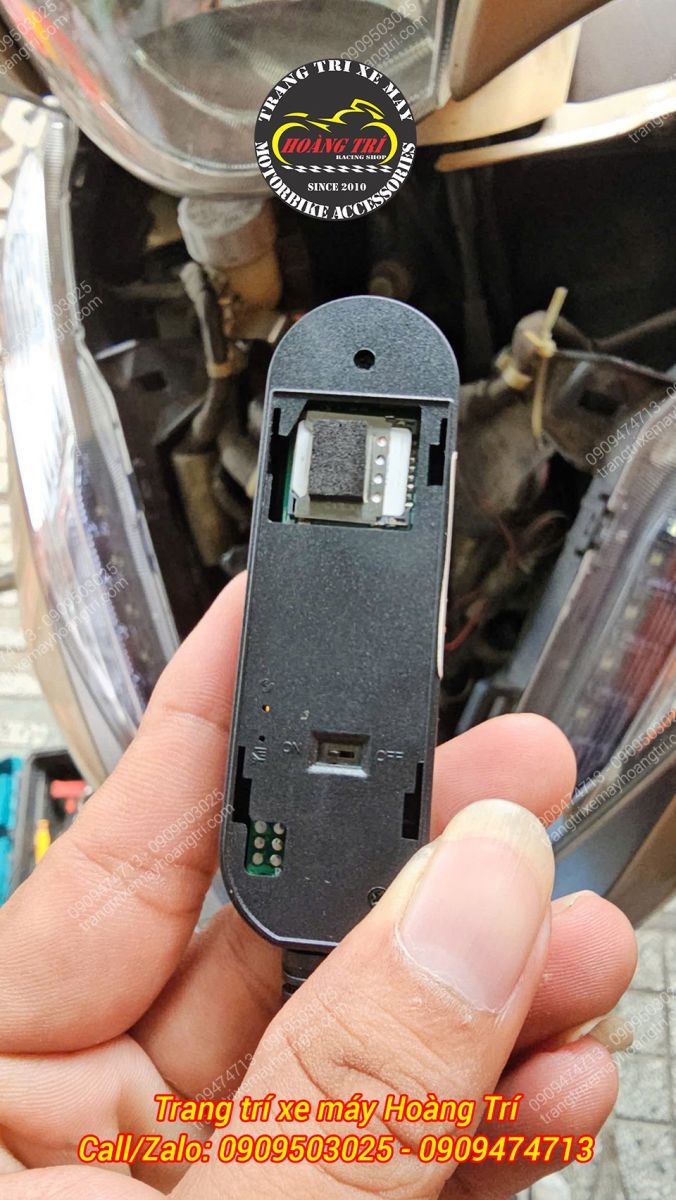 Sản phẩm có khe gắn sim, phát 4G và luôn truyền tải chính xác vị trí theo thời gian thực