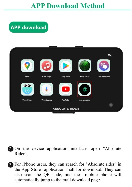 Tải ứng dụng Absolute Rider để sử dụng trọn vẹn các tiện ích