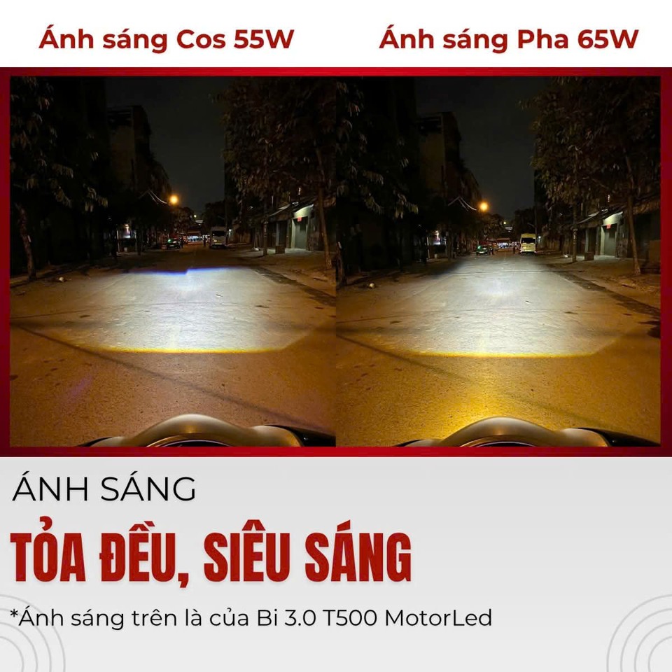 Hệ thống ánh sáng lan đều, siêu sáng, mang đến khả năng chiếu sáng vượt trội cho xe của bạn