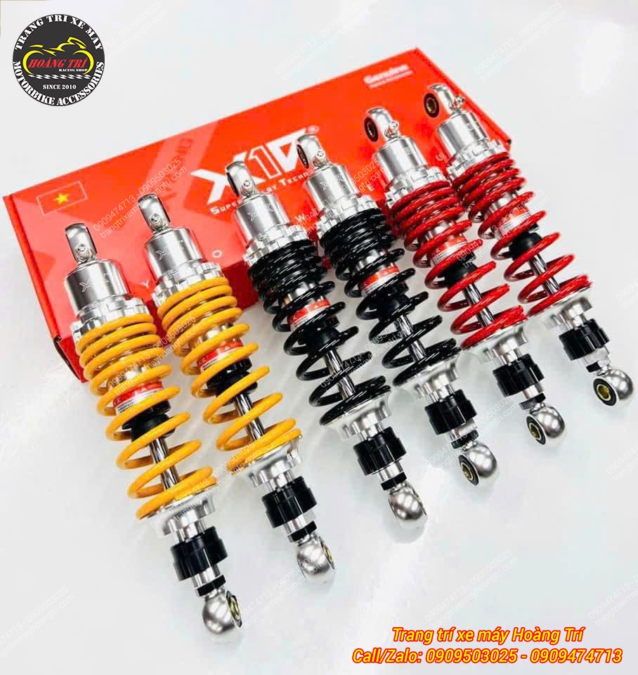 Mẫu phuộc sau X1R không bình dầu với 3 phiên bản màu để anh em lựa chọn