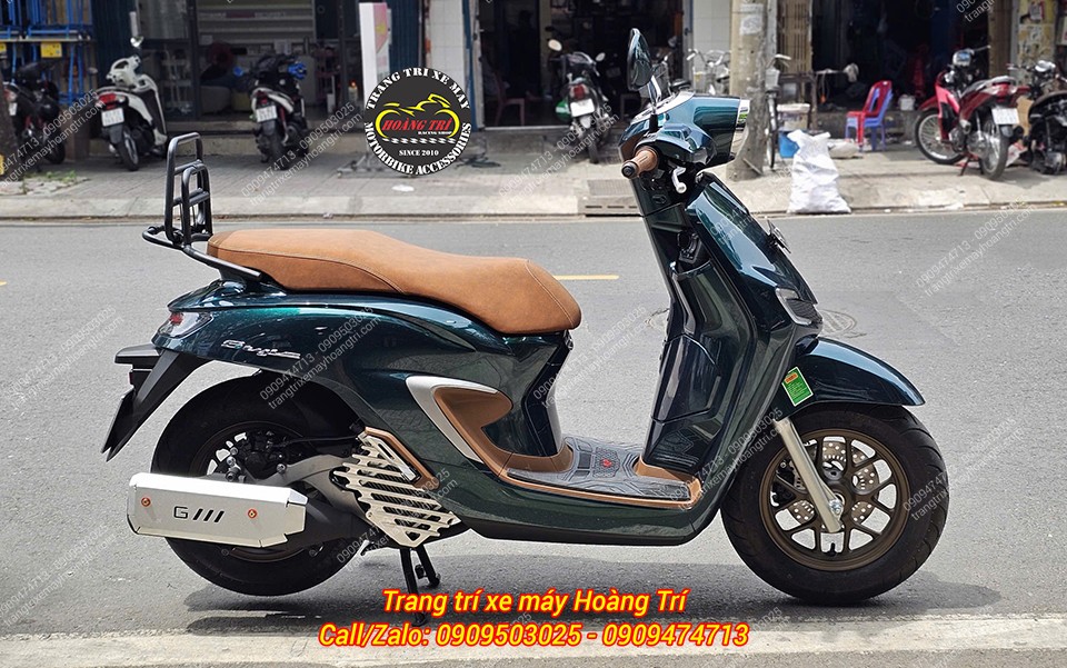 Tổng thể theo phong cách Vespa mang đến sự sang trọng và đẳng cấp cho xe