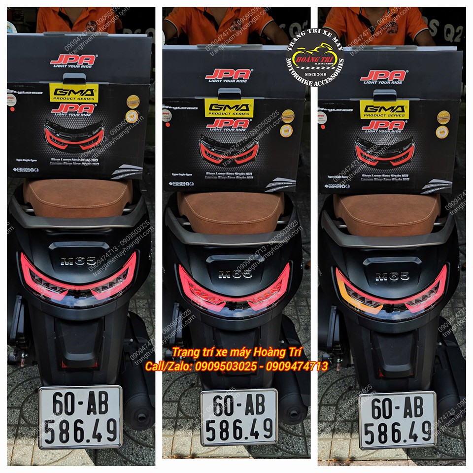 Chỉ qua một bức ảnh, bạn có thể thấy toàn bộ các chế độ của cụm đèn hậu JPA Stylo 160