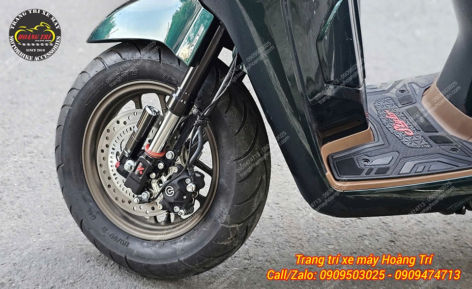 Heo dầu Brembo còn cải thiện hiệu suất phanh, mượt mà và chính xác