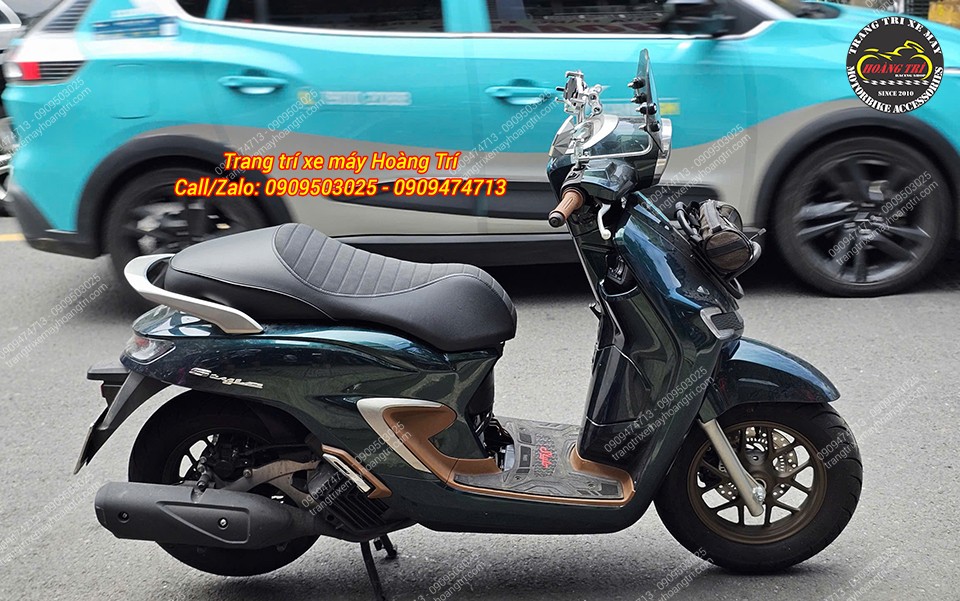 Tổng thể Stylo 160 trông gọn gàng, cá tính với các món đồ chơi cơ bản nhưng phù hợp