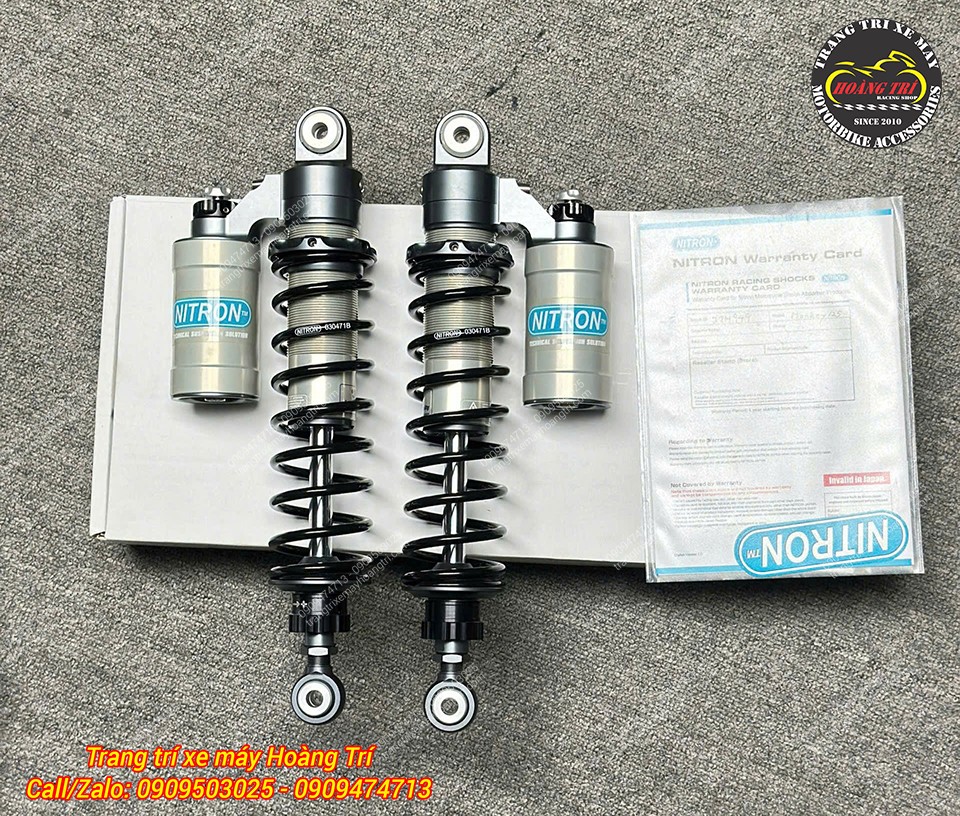 Phiên bản màu mới của phuộc bình dầu Nitron chính hãng mang đến thêm lựa chọn cho anh em khi trang bị