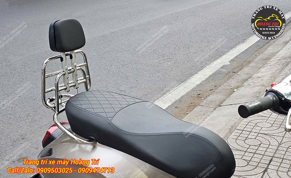 Đây là sự kết hợp độc đáo giữa baga KTC và thanh nhôm tựa lưng JGZ