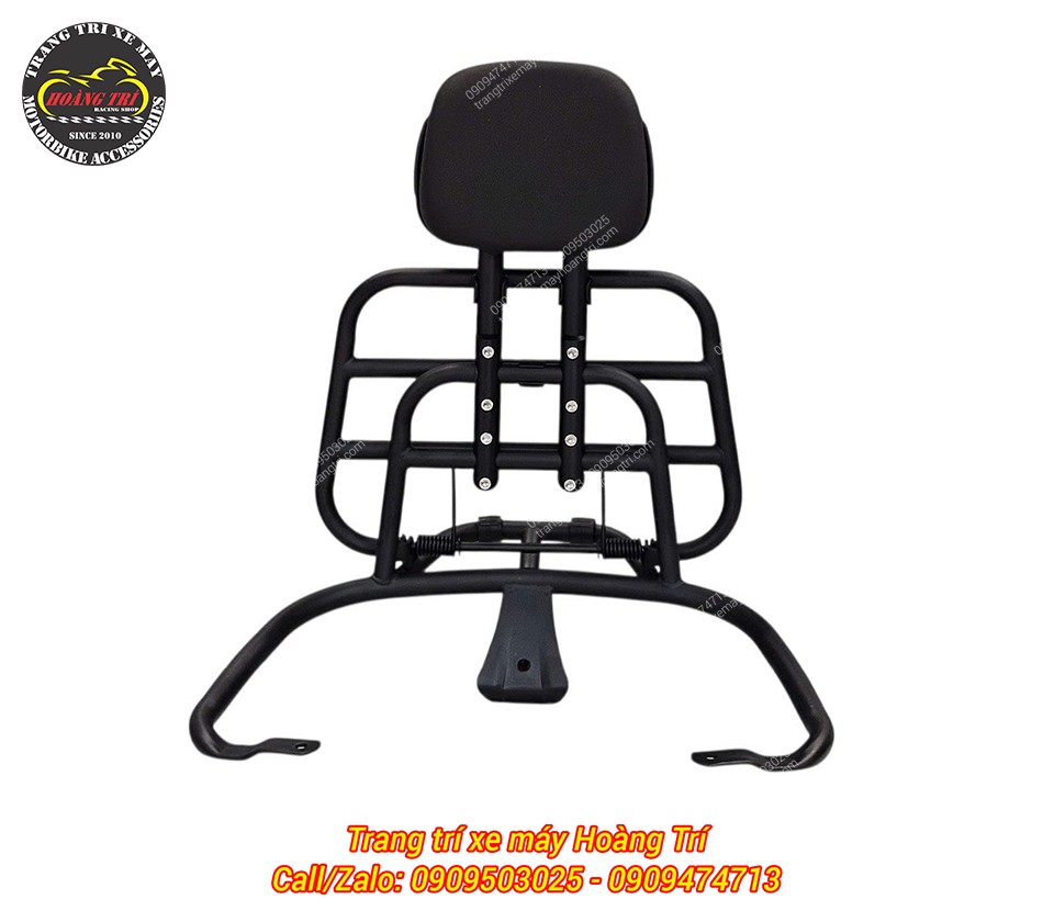 Chi tiết cận cảnh baga sau và tựa lưng JGZ bản sơn tĩnh điện