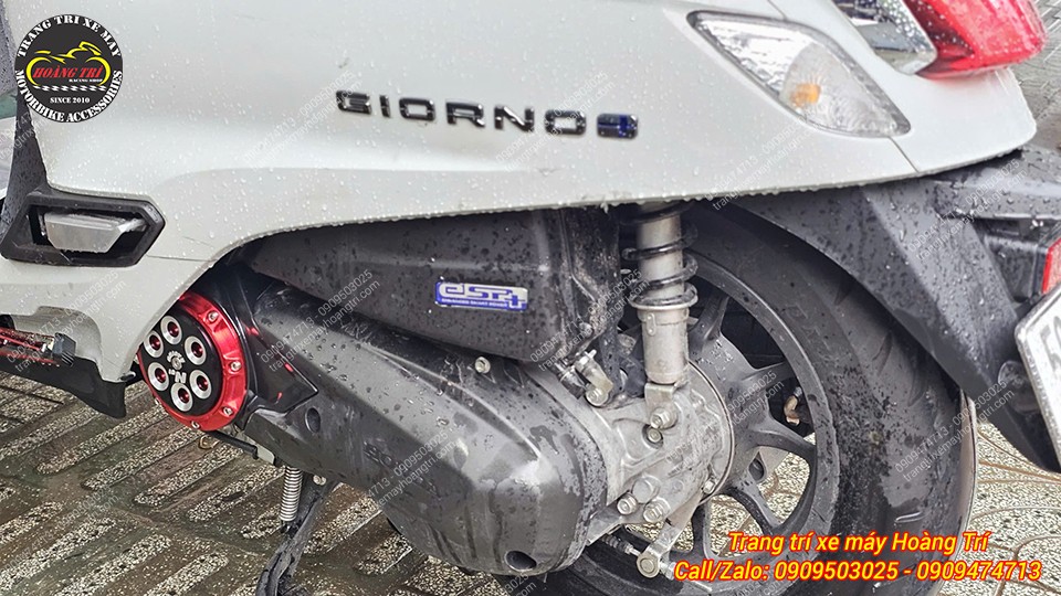 Chất liệu nhôm cao cấp với sắc đỏ giúp xe trở nên nổi bật hơn