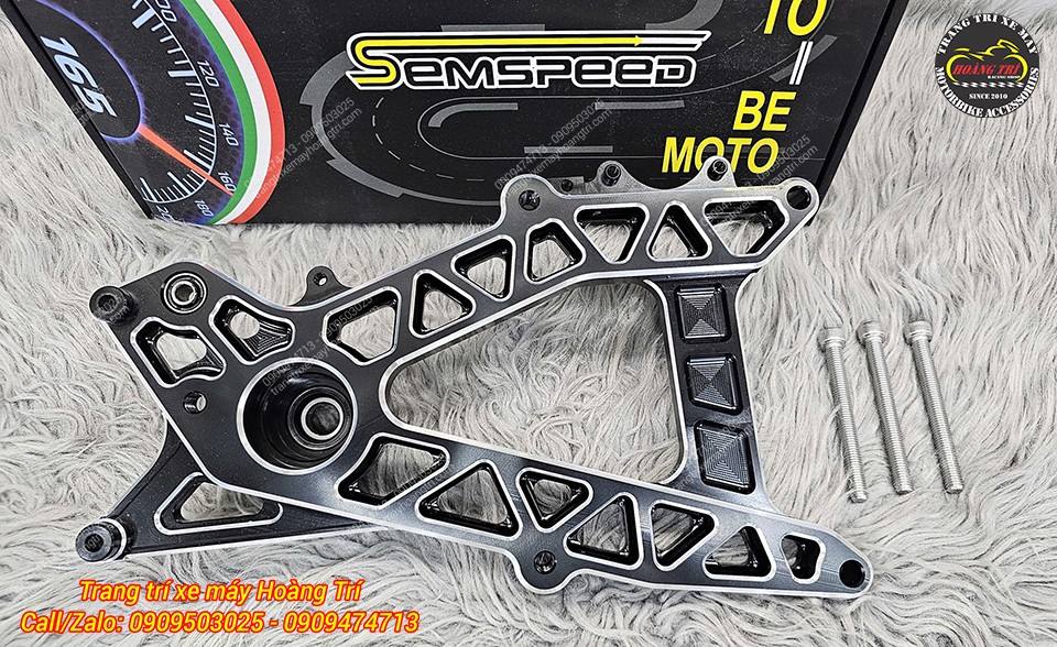 Bên trong hộp có 1 gấp nhôm Semspeed kèm đầy đủ phụ kiện lắp đặt