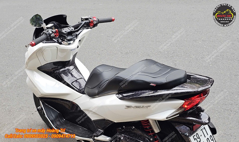 Ghi đông Batman JGZ nhôm trên PCX vừa thể hiện phong cách vừa tạo điểm nhấn riêng
