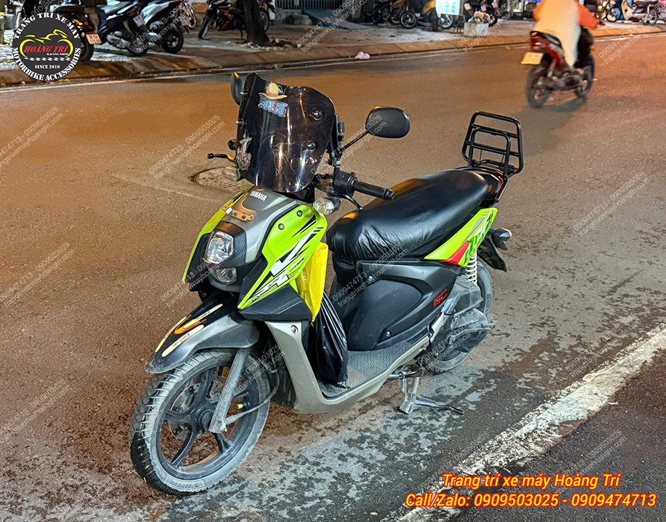 Làm mới diện mạo của Yamaha X-Ride 125 với baga sau tựa lưng HT