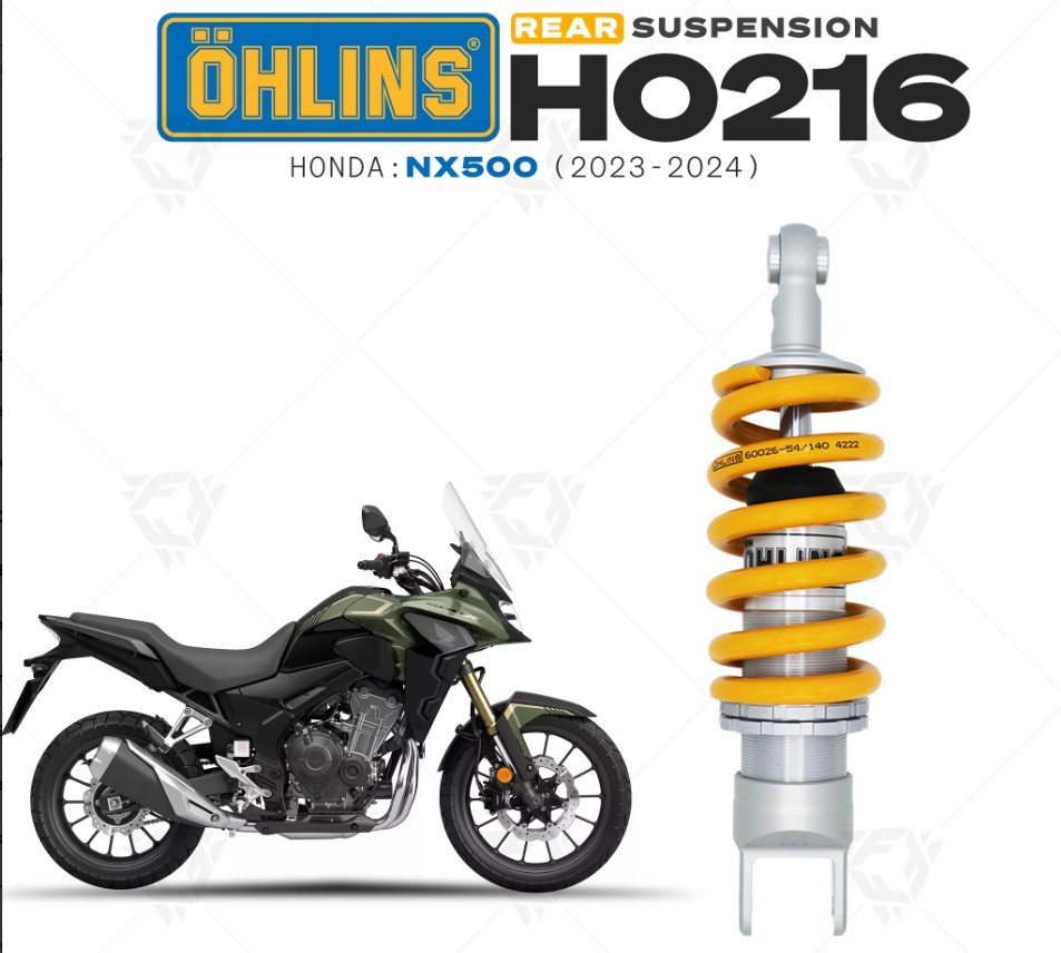 Phuộc Ohlins HO216 chính hãng được sản xuất riêng cho dòng xe NX500