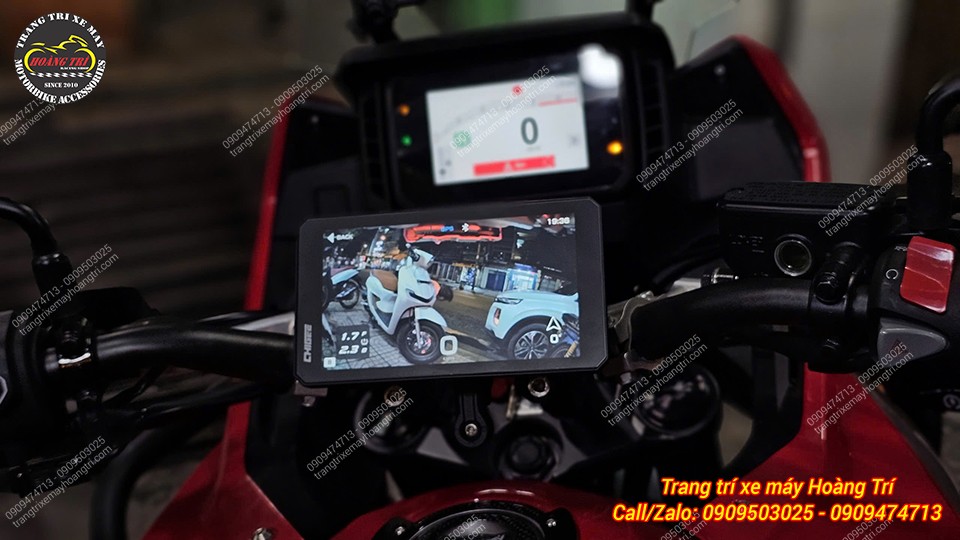 Hình ảnh hiển thị từ camera trước và sau vô cùng rõ nét