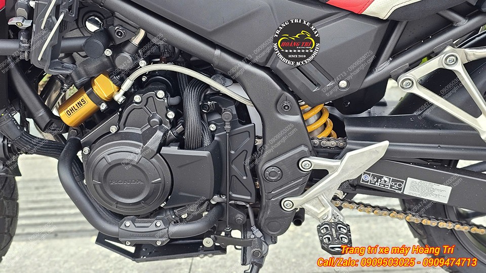 Sản phẩm lắp đặt trên NX500 với thiết kế bình dầu rời tiện dụng