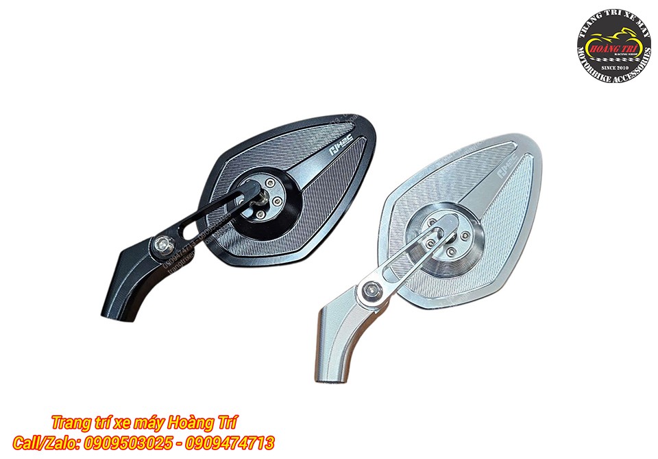 Sản phẩm có 2 màu đen và bạc - dễ dàng phối với mọi màu xe