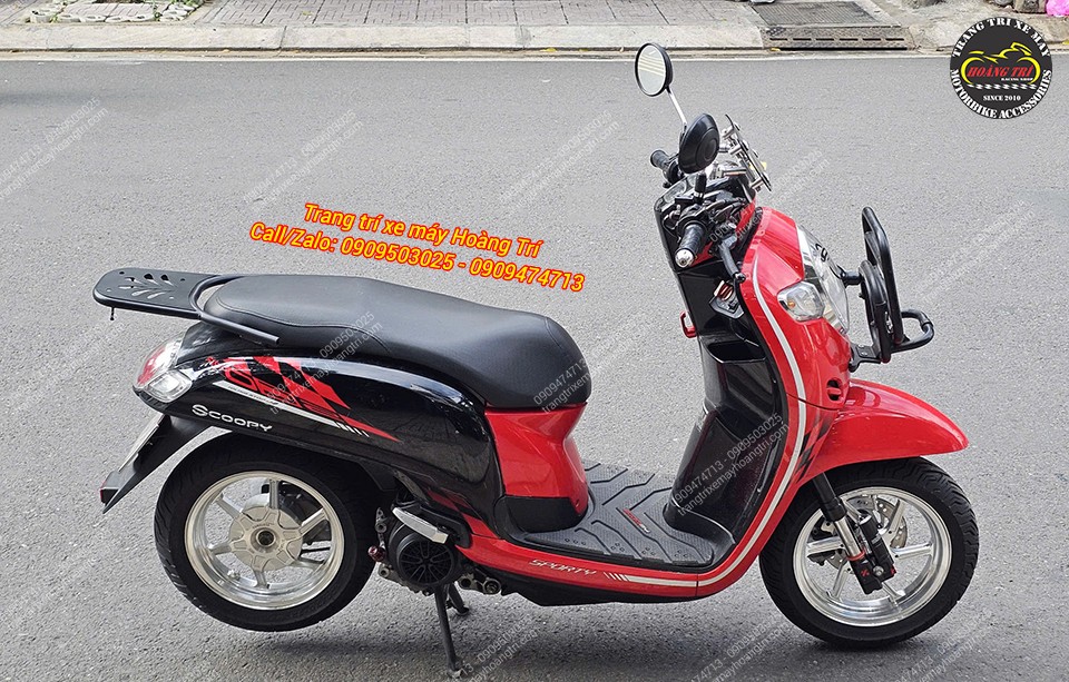 Để lắp được thùng sau, cần trang bị thêm baga sau HTR cho xế cưng của bạn