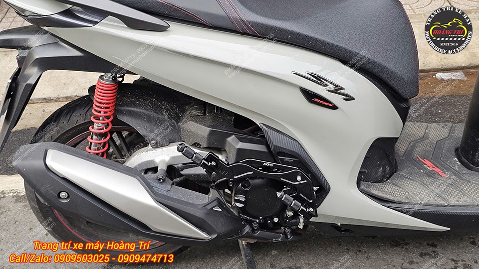 Kiểu dáng thể thao làm tăng thêm nét mạnh mẽ cho Sh 350i